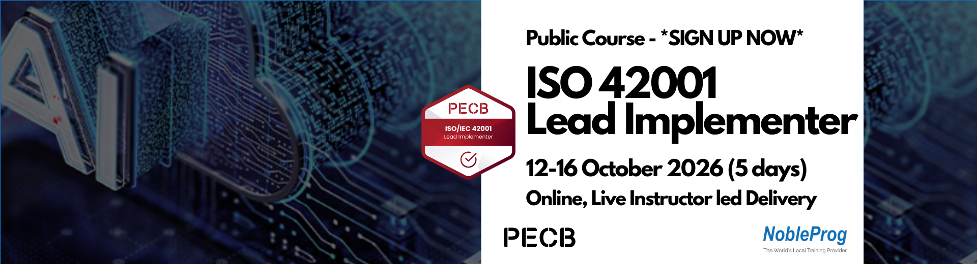 ISO 42001 Certification - PUBLIC COURSE